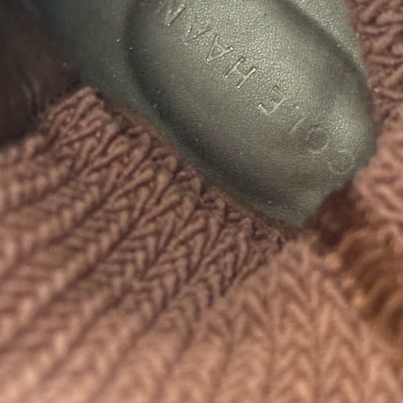 Cole Haan Wide Calf Brown Leather Knee-High Boots - Picture 9 of 12